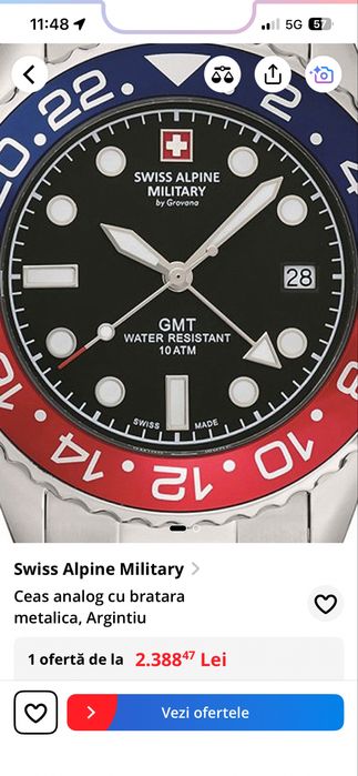 Ceas Swiss Alpine Military