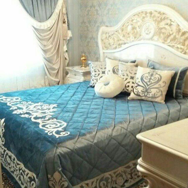 Шью покрывало на заказ из ткани заказчика. Качественно.