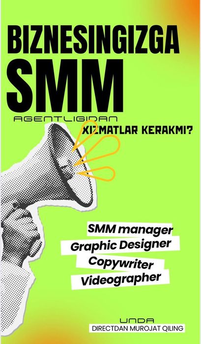 SMM Podklyuch | Target reklamasi orqali sotuvizga ta’sir o’tkazamiz !