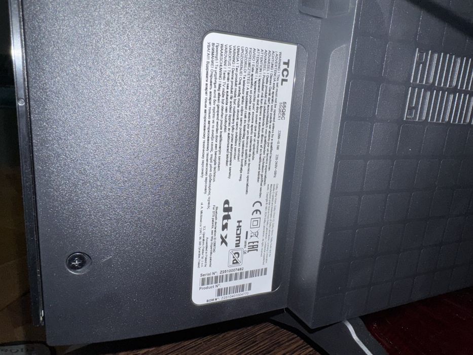 TV tcl 138cm QD-Mini LED garantie 5 ani TCL CARE SERVICE