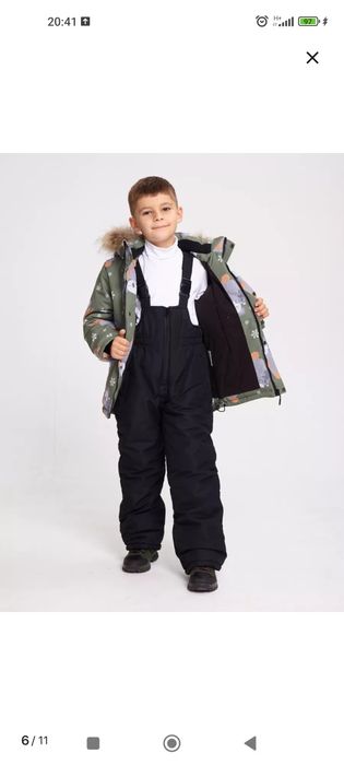 Новый зимний комбез на 7 лет