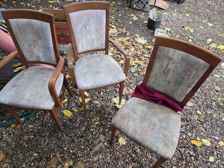 Scaune Vechi din Lemn 6 Bucati