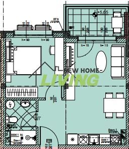 Продава се Двустаен апартамент в Созопол - 66 кв.м за 1041 €/кв.м - Снимка #6
