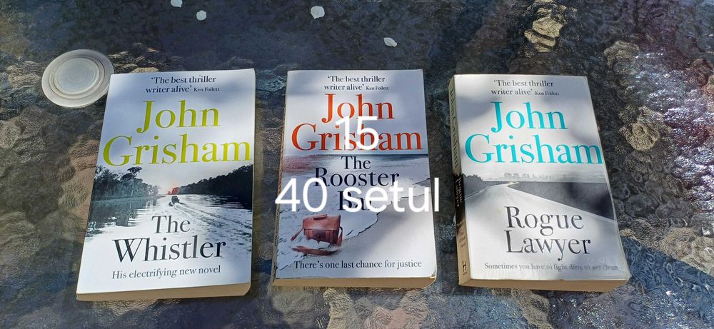 John Grisham,Kathy Reichs carti in limba engleza.
