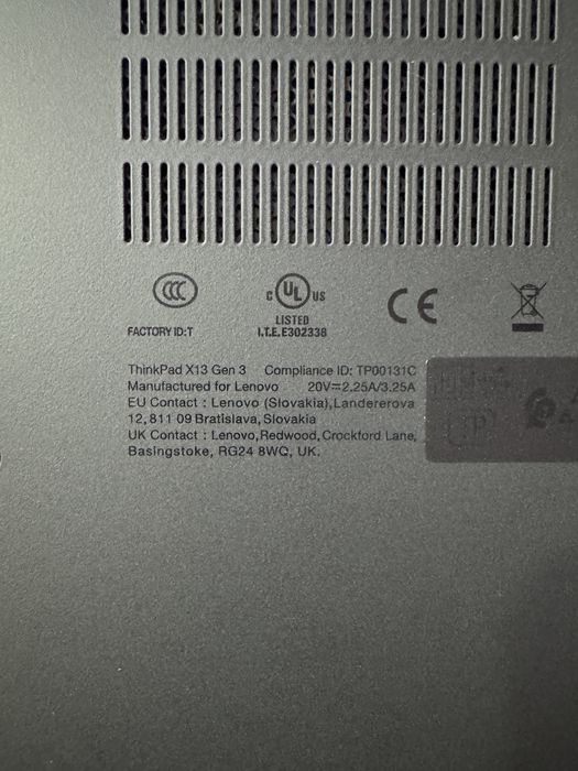 Lenovo ThinkPad X13 Gen3