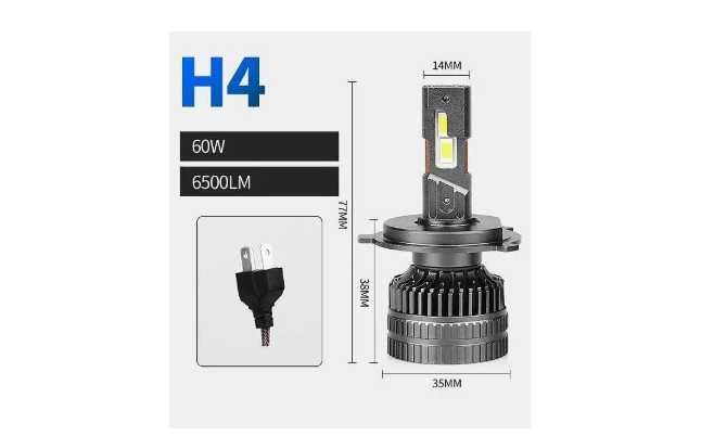 LED диодни крушки H4 Х4 12V 120W 13000lm Canbus 6000К