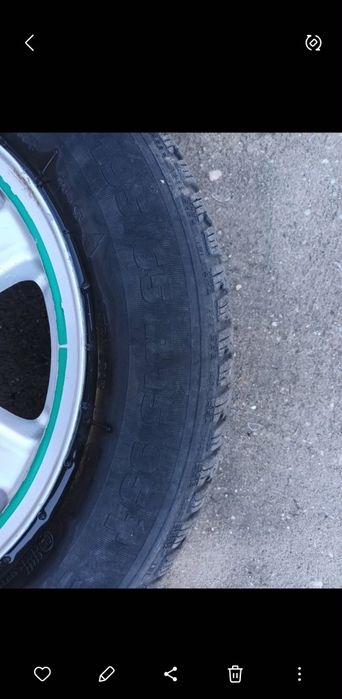 Лети джанти със зимни гуми 4 болта от Опел