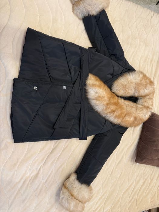 Зимно яке от естествен  косъм