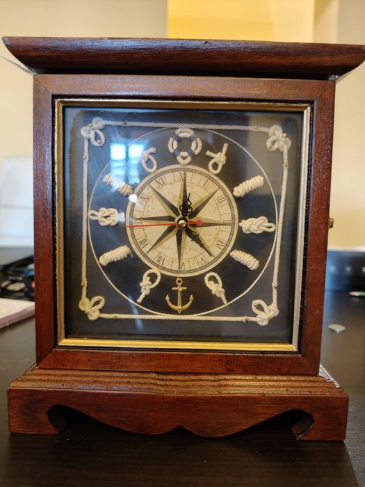 Ceas decorativ nautic cu compartiment pentru chei – Virtus 1945 Madrid