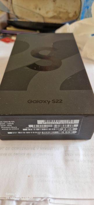 Vând telefon Samsung S22, în perfectă stare de funcționare, merge perfect, tine bateria  foarte bine.