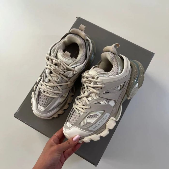 Balenciaga Track Clear Sole "Beige/Cream"