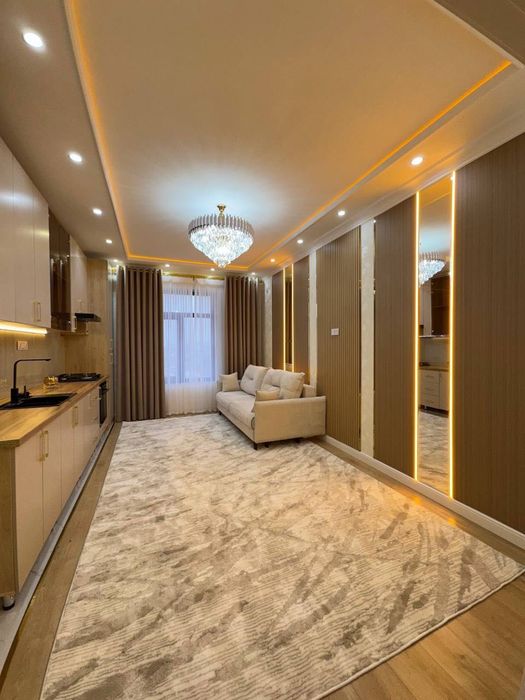 Новостройка Продается 4 комнатная квартира ремонт ул.Нурафшон Ривьера