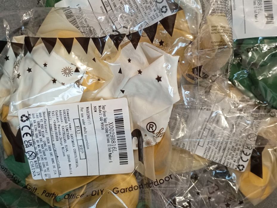 12 бр Балони , балони с надпис , балони за рожден ден