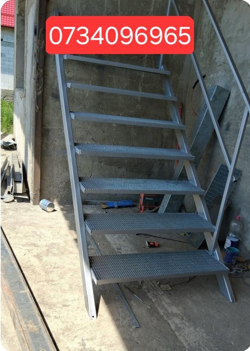 Vând scari zincate exterioare și interioare galvanizate cel mai bun pr