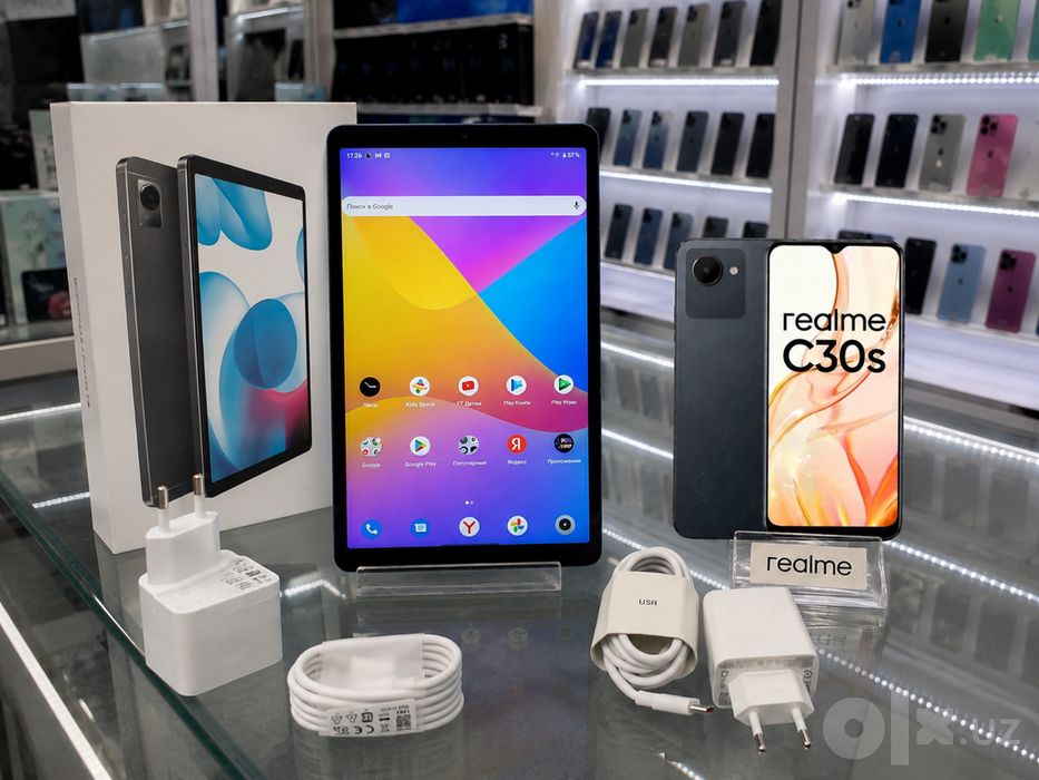 Смартфон realme C30s и планшет realme pad могу отправить яндекс BTS