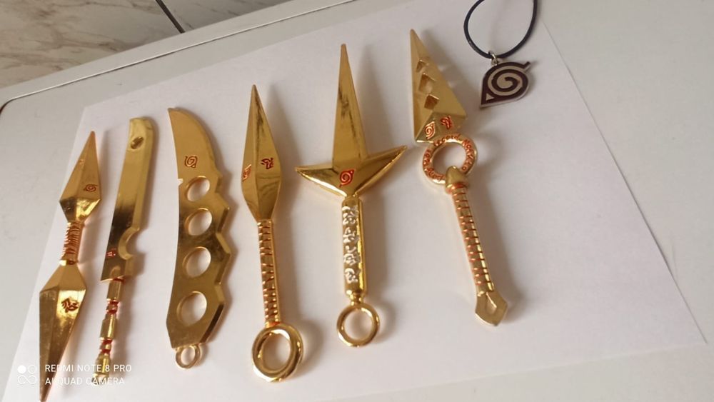 Металлический набор Наруто кунай