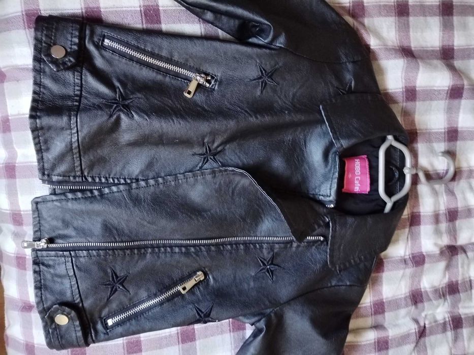 Топло зимно яке и готино Кожено яке