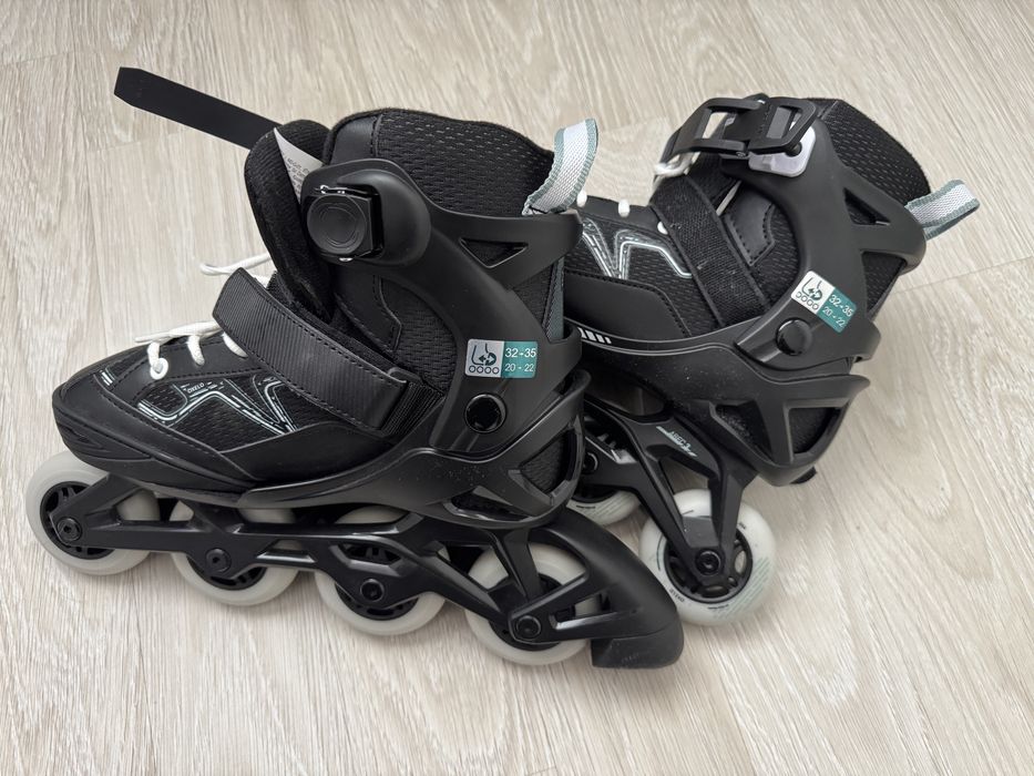 Role OXELO FIT3 Negru Copii 32-35