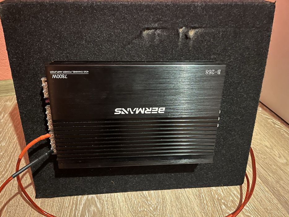 Бас каса 12 инча alpine с усилвател