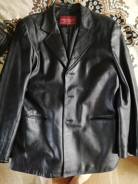 Продам кожанный пиджак
