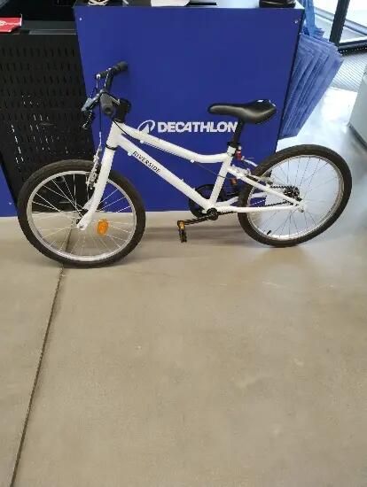 Bicicletă polivalentă Riverside 100 20" alb - (SecondHand) Decathlon