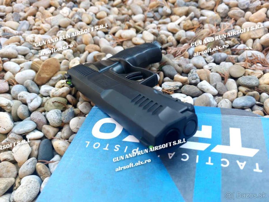 ~ PISTOL 200M/s Airsoft Hdp Hdr MODIFICAT Co2 ,Nou Pusca+100bile Co2
