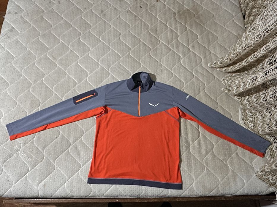 Salewa Ortles M L/s Zip Tee мъжко планинско горнище