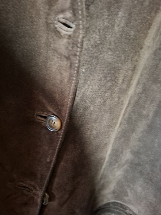 Vând vestă piele întoarsă Paco Carcelero!