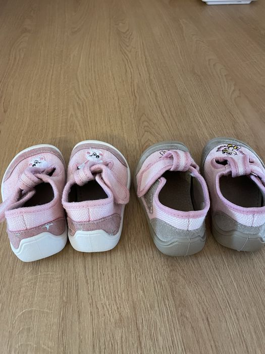 Боси ленени пантофи 21номер