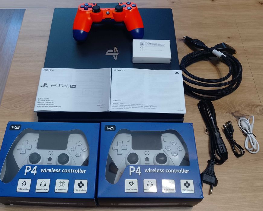 PlayStation 4 PS4 Pro 1TB SW 11.00 + GoldHEN + 3 джойстка + 15 игри