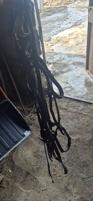 седла и уздечки.