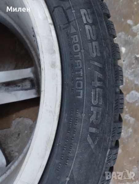 4 бр. Зимни гуми с джанти за БМВ е90 1050 лв.