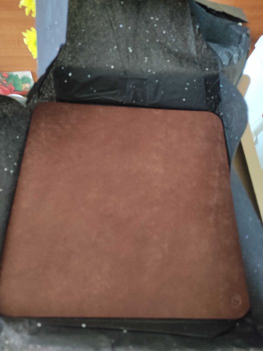 Луксозен подарък - Подложка за мишка от естествена кожа