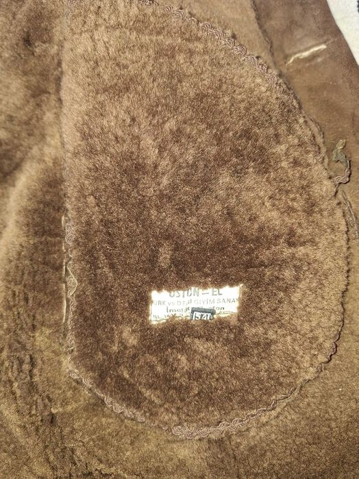 Мъжки, нов,турски кожух от естествена кожа