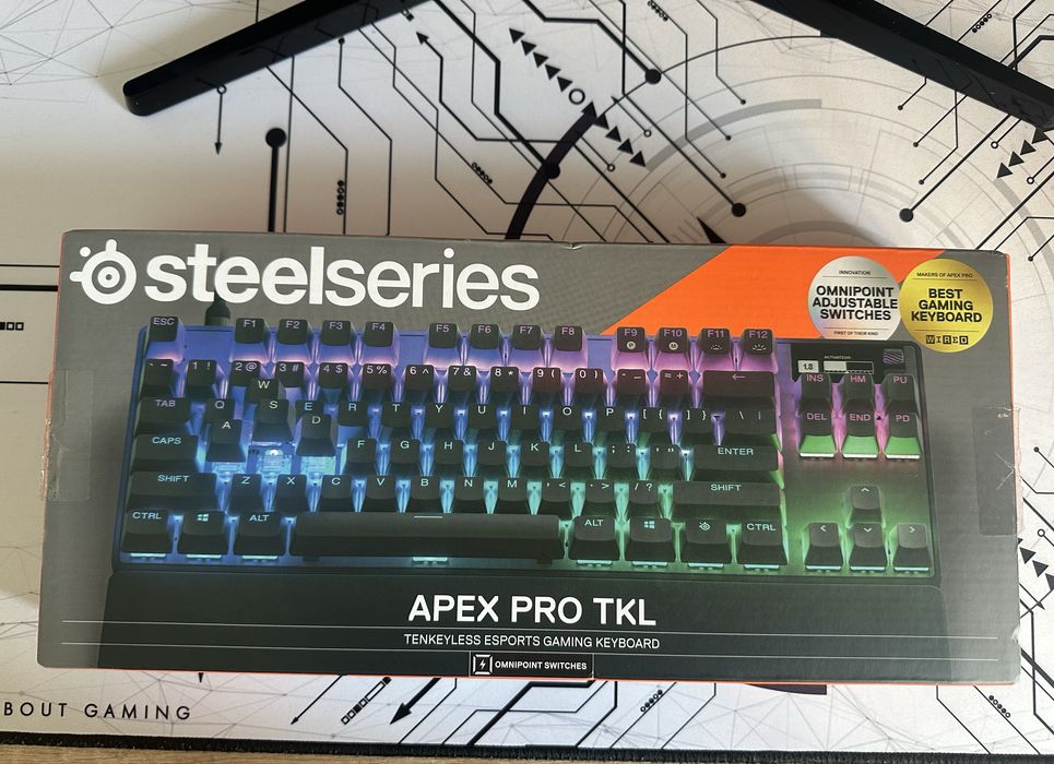 Tastatura SteelSeries Apex Pro TKL 2023-US Layout, Neagra, In garantie