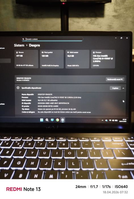 Laptop MSI modern 14