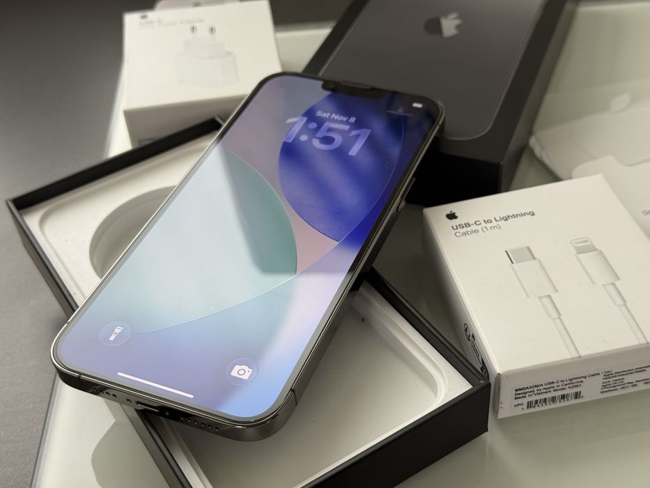 iPhone 13 PRO MAX Graphite Impecabil/Neverlocked|FullBox|128GB