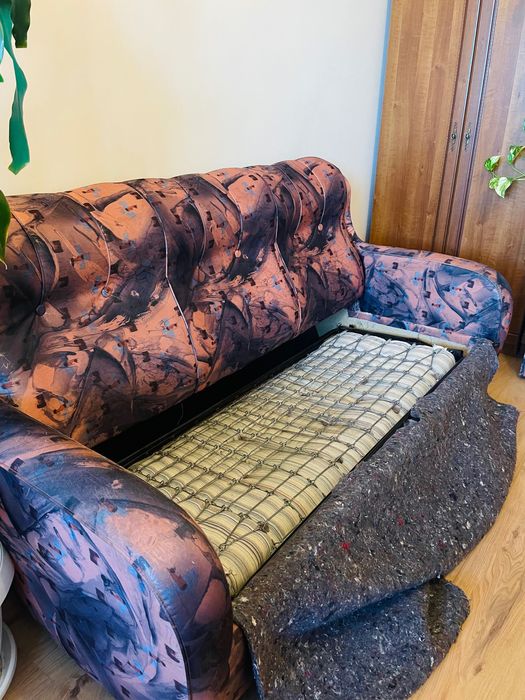 Холова гарнитура от 5 части с функция сън на дивана