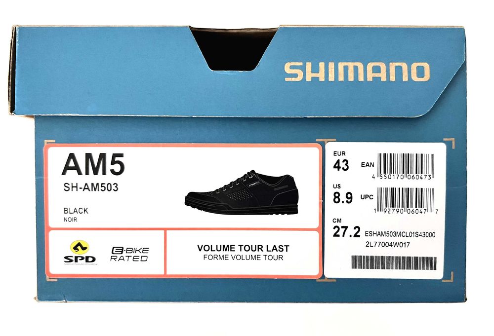 Pantofi Shimano SH-AM 503 (AM5) MTB, EU 43, Negri, SPD