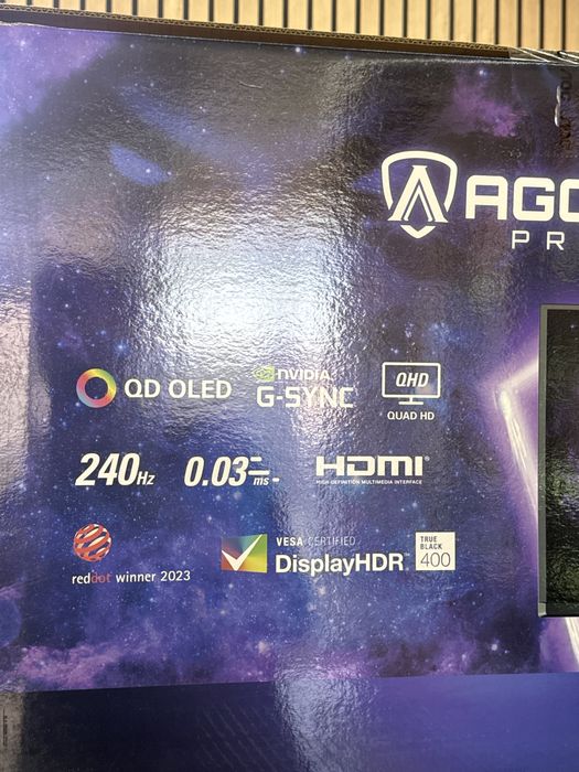 Monitor AGON Pro / 240Hz / 26.5 inch / Sigilat