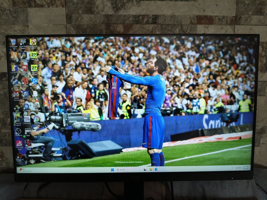 Vând PC Gaming Gtx 1070 8gb și i3 12100f+ monitor aoc