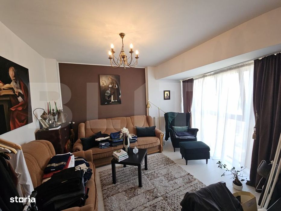 Apartament 3 camere, 59 mp, mobilat si utilat, pod, parcare, boxa, zon — fotografia 3