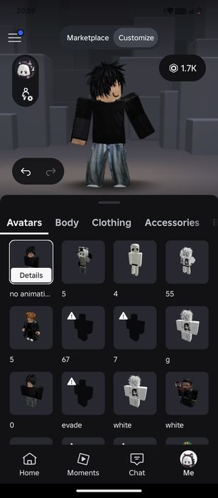 ..Roblox account