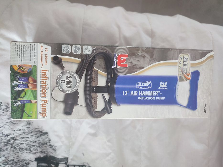 Надуваем фотьойл, оранжев цвят