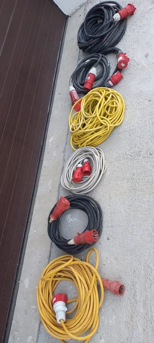 Cablu role prelungitor trifazat profesional 380V 5 15 25 50 ml cupru