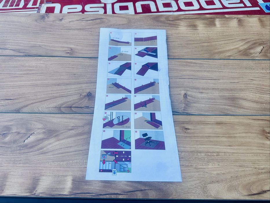 Vinil click Kastaniu – 6,94 m² pentru baie/bucătărie + MONTAJ GRATUIT