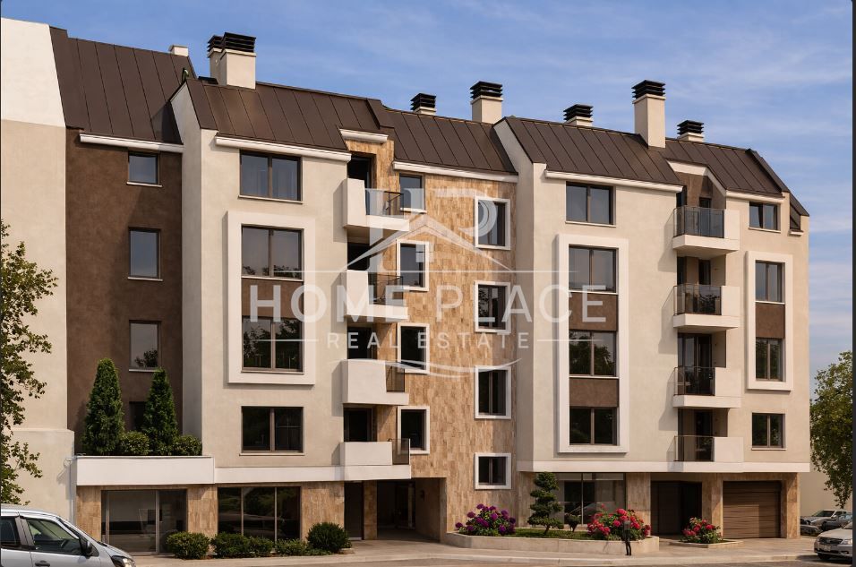 Двустаен апартамент в новострояща се жилищна сграда, разположена в пр