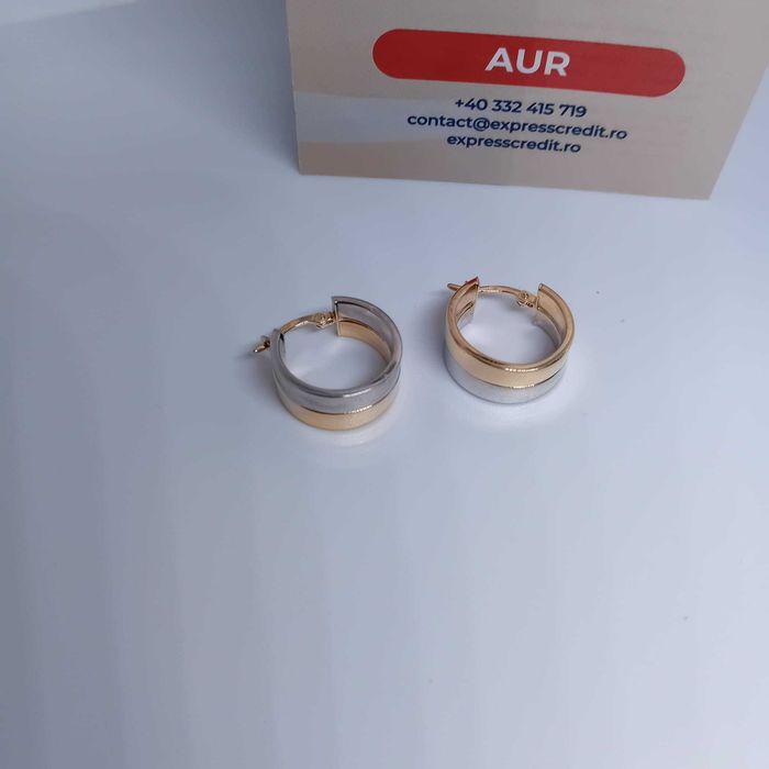 Cercei Aur 14K 3.71g (Ag4 Dacia B.51840) Garantie 2 ani