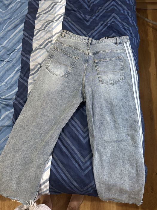 Adidas x Balenciaga stripe jeans