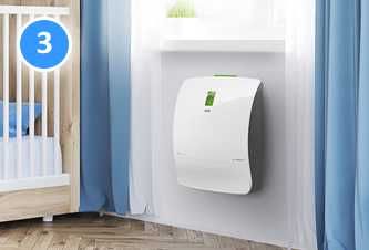 Бризер очиститель воздуха Ballu ONEAIR ASP-200SP WARM, есть Установка